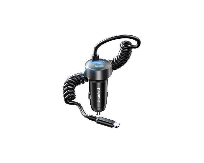 Choetech Choetech 65W 1C1A Autoladegerät mit zwei Anschlüssen und 1,2m Kabel Smartphone-Kabel von Choetech