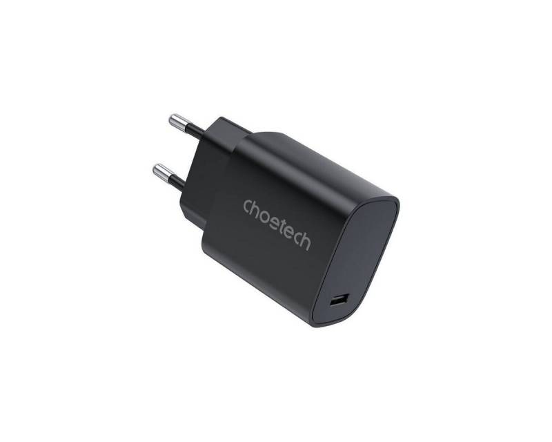 Choetech Choetech EU USB-C Netzladegerät, 20W (schwarz) Smartphone-Kabel von Choetech