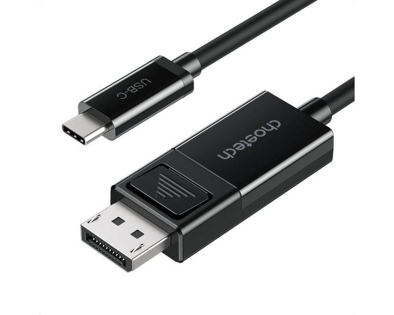 Choetech DisplayPort bidirektionales Kabel - USB Typ C 1,8 m Schwarz (XCP-1803) Audio- & Video-Kabel von Choetech
