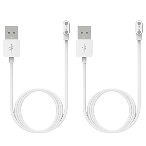 Chofit (2er-Pack Ladegeräte kompatibel mit Hidrate Spark Pro Steel Ladegerät, 60 cm USB-Ladekabel, Ersatz-Netzkabel für HidrateSpark Pro Steel/Hidrate Spark Pro/HidrateSpark Stahl (weiß) von Chofit