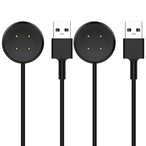 Chofit Ersatz-Ladegeräte kompatibel mit Google Pixel Watch 3 Ladegerät, 100cm/3.3ft USB-Ladekabel Stromkabel Draht für Pixel Watch3 (2, Schwarz) von Chofit