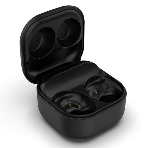 Chofit Ersatz-Ohrhörer-Ladehülle kompatibel mit Samsung Galaxy Buds FE Ladehüllen, Ladebox Kopfhörer-Zubehör für SM-R400 (Schwarz) von Chofit