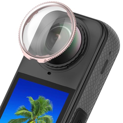 Chofit Glaslinsenschutzhüllen kompatibel mit Insta360 X5 Hülle, ultimative Klarheit & Schutz im Stil (Rosa) von Chofit