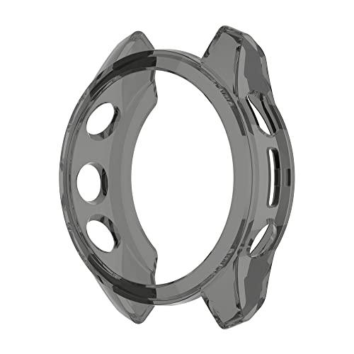 Chofit Schutzhülle Kompatibel Mit Garmin Fenix 7S/Solar - Weiche TPU-Hülle für Smartwatch (Nicht für Fenix 7/7X) (Schwarz-1) von Chofit