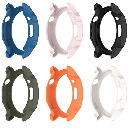 Chofit Hüllen kompatibel mit Amazfit GTR 4 Hülle, TPU Schutzhüllen Cover Schutzhülle Schale Bumper Zubehör für GTR 4 Smart Watch (6 Farben) von Chofit