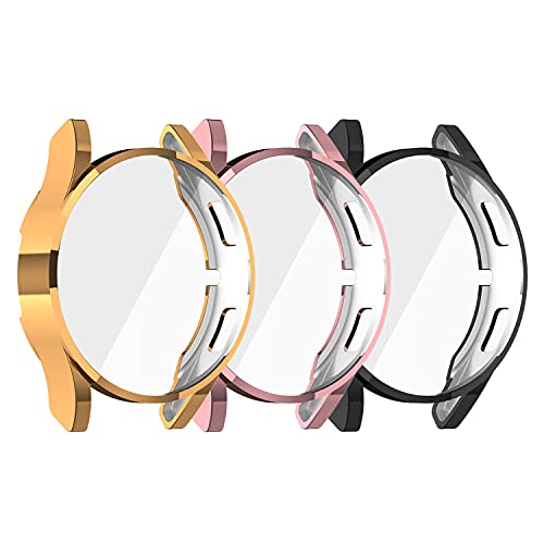 Chofit Kompatibel mit Samsung Galaxy Watch 4 40mm/44mm Displayschutzfolie, Case Cover Film Rundum-Schutzhülle Bumper Shell für Galaxy Watch 4 40mm/44mm Smartwatch (44mm, 3A) von Chofit