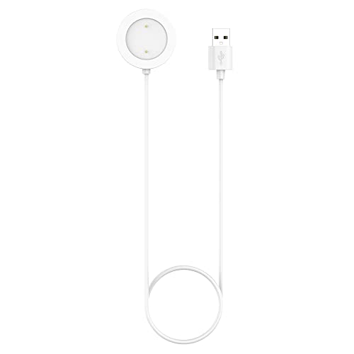 Chofit Ladegeräte kompatibel mit Xiaomi Watch S1 Active Charger, 100 cm Ladekabel, USB-Netzkabel für Xiaomi Watch S1 Active (Nicht Xiaomi Watch S1) (Weiß) von Chofit