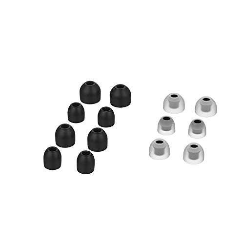 Chofit Ohrstöpsel-Abdeckung, kompatibel mit Sony WF-1000XM4/WF-1000XM3 Ohrstöpseln, In-Ear-Kopfhörer, Silikon, weiche Ohrpolster für WF-1000XM4 Kopfhörer, Schwarz von Chofit