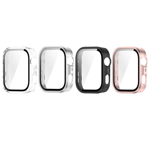 Chofit Protektoren Kompatibel für Huawei Watch Fit 4 Pro Displayschutzfolie, PC Schutzhüllen mit HD Panzerglasfolie Integriertes Gehäuse Rundumschutz (4A) von Chofit