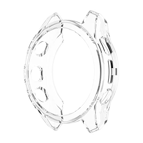 Chofit Schutzhüllen kompatibel mit Garmin Fenix 7S/Fenix 7S Solarhülle, Schutz, Schutzhülle, weiche TPU-Stoßfängerschale für Fenix 7S Smartwatch (nicht für Fenix 7/Fenix 7X) (transparent) von Chofit