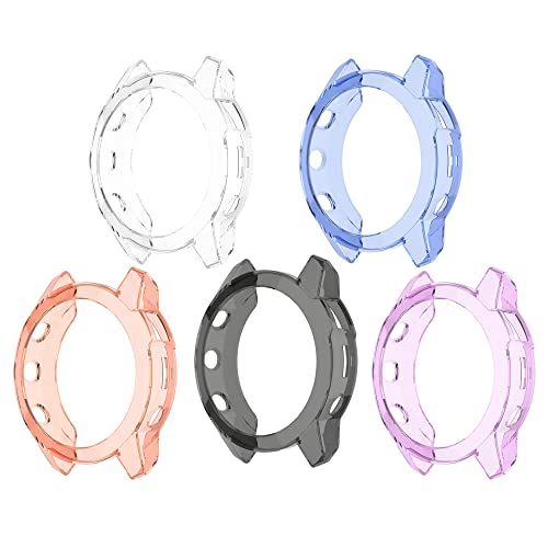 Chofit Schutzhüllen kompatibel mit Garmin Fenix 7X/Fenix 7X Solar-Schutzhülle, schützende Schutzhülle aus weichem TPU für Fenix 7X Smart Watch (nicht für Fenix 7S/Fenix 7) (5 Farben) von Chofit