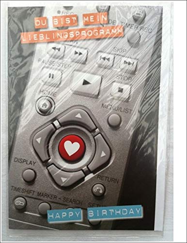Glückwunschkarte Geburtstag Fernbedienung Liebe Birthday Kino Glückwunschkarte Geburtstag Fernbedienung Liebe Birthday Kino von Chriluka