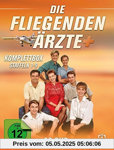 Die fliegenden Ärzte - Komplettbox, Staffeln 1-9 (63 Discs) von Chris Adshead