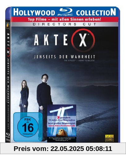 Akte X - Jenseits der Wahrheit (Director's Cut) [Blu-ray] von Chris Carter