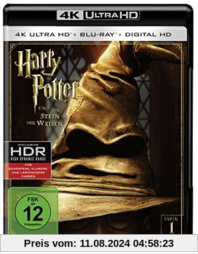 Harry Potter und der Stein der Weisen  (4K Ultra HD + 2D-Blu-ray) (2-Disc Version) von Chris Columbus