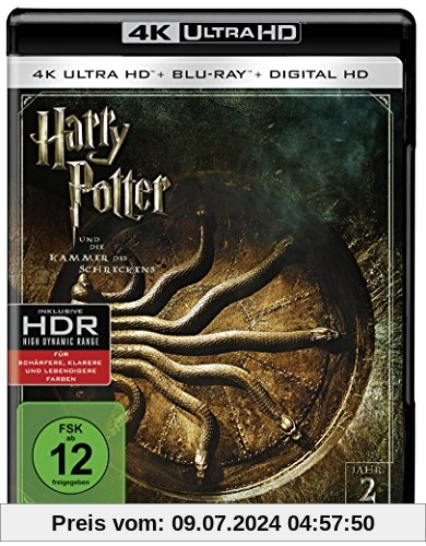 Harry Potter und die Kammer des Schreckens  (4K Ultra HD + 2D-Blu-ray) (2-Disc Version) von Chris Columbus