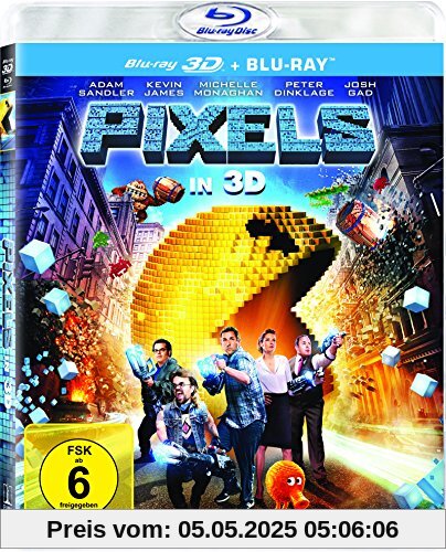 Pixels (3D Version (2 Disc)  ) [3D Blu-ray] von Chris Columbus