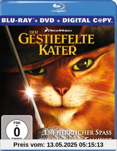 Der Gestiefelte Kater (inkl. DVD + digital Copy) [Blu-ray] von Chris Miller