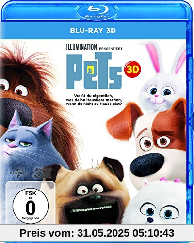 Pets  (+ Blu-ray) [Blu-ray 3D] von Chris Renaud