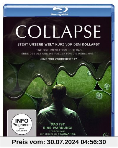 Collapse - Das ist eine Warnung! Von dem Mann, der bereits die Finanzkrise vorausgesagt hat [Blu-ray] von Chris Smith