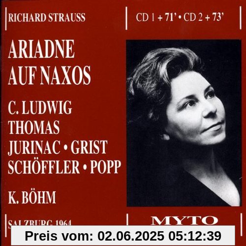 Ariadne Auf Naxos [UK-Import] von Christa Ludwig