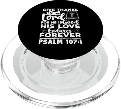 Dankt dem Herrn, denn er ist gut. Psalm Christian PopSockets PopGrip für MagSafe Dankt dem Herrn, denn er ist gut. Psalm Christian PopSockets PopGrip für MagSafe von Christian Clothing Design Ideas