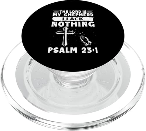 Der Herr ist mein Hirte, mir fehlt nichts - Psalm 23:1 PopSockets PopGrip für MagSafe Der Herr ist mein Hirte, mir fehlt nichts - Psalm 23:1 PopSockets PopGrip für MagSafe von Christian Clothing Design Ideas