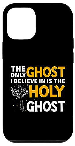 Der einzige Geist, an den ich glaube, ist der Heilige Geist Christian Hülle für iPhone 12/12 Pro Der einzige Geist, an den ich glaube, ist der Heilige Geist Christian Hülle für iPhone 12/12 Pro von Christian Clothing Design Ideas
