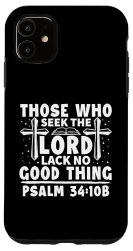 Diejenigen, die den Herrn suchen Christlicher Psalm Hülle für iPhone 11 Diejenigen, die den Herrn suchen Christlicher Psalm Hülle für iPhone 11 von Christian Clothing Design Ideas