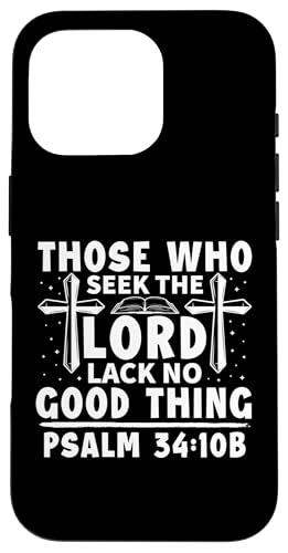 Diejenigen, die den Herrn suchen Christlicher Psalm Hülle für iPhone 16 Pro Diejenigen, die den Herrn suchen Christlicher Psalm Hülle für iPhone 16 Pro von Christian Clothing Design Ideas
