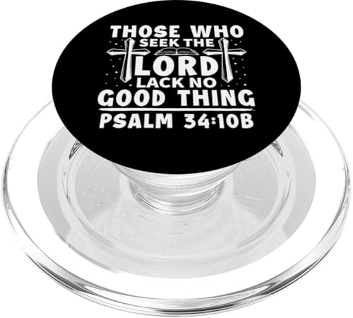 Diejenigen, die den Herrn suchen Christlicher Psalm PopSockets PopGrip für MagSafe Diejenigen, die den Herrn suchen Christlicher Psalm PopSockets PopGrip für MagSafe von Christian Clothing Design Ideas
