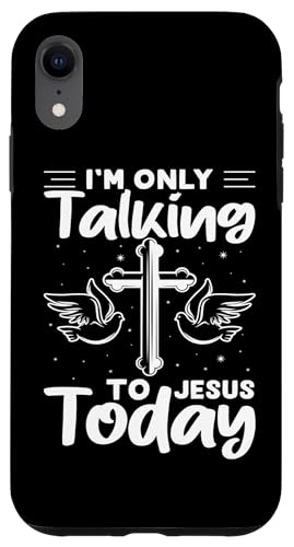 Ich spreche heute nur mit Jesus Christian Hülle für iPhone XR Ich spreche heute nur mit Jesus Christian Hülle für iPhone XR von Christian Clothing Design Ideas