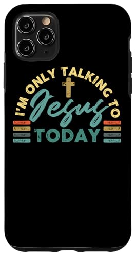 Ich spreche heute nur mit Jesus Hülle für iPhone 11 Pro Max Ich spreche heute nur mit Jesus Hülle für iPhone 11 Pro Max von Christian Clothing Design Ideas