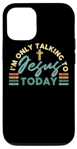 Ich spreche heute nur mit Jesus Hülle für iPhone 12/12 Pro Ich spreche heute nur mit Jesus Hülle für iPhone 12/12 Pro von Christian Clothing Design Ideas