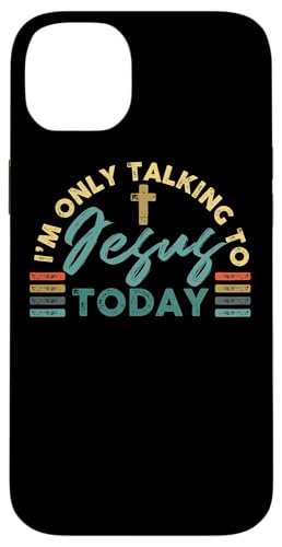 Ich spreche heute nur mit Jesus Hülle für iPhone 14 Plus Ich spreche heute nur mit Jesus Hülle für iPhone 14 Plus von Christian Clothing Design Ideas