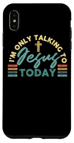 Ich spreche heute nur mit Jesus Hülle für iPhone XS Max Ich spreche heute nur mit Jesus Hülle für iPhone XS Max von Christian Clothing Design Ideas