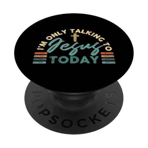 Ich spreche heute nur mit Jesus PopSockets Klebender PopGrip Ich spreche heute nur mit Jesus PopSockets Klebender PopGrip von Christian Clothing Design Ideas