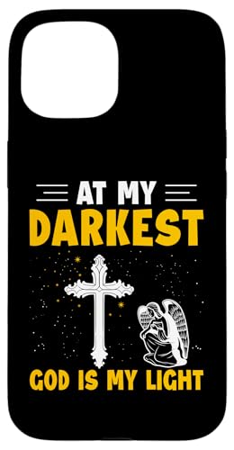 In meiner dunkelsten Zeit ist Gott mein Licht, Christ Hülle für iPhone 15 In meiner dunkelsten Zeit ist Gott mein Licht, Christ Hülle für iPhone 15 von Christian Clothing Design Ideas