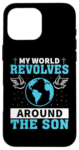 Meine Welt dreht sich um den Sohn Christian Hülle für iPhone 16 Pro Max Meine Welt dreht sich um den Sohn Christian Hülle für iPhone 16 Pro Max von Christian Clothing Design Ideas