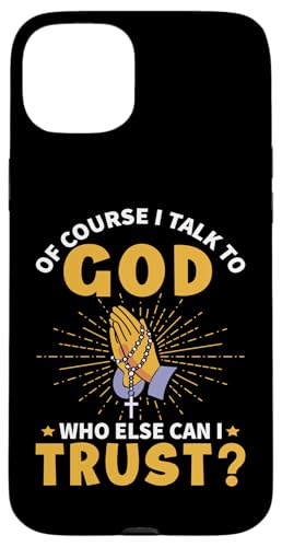 Natürlich spreche ich mit Gott für Christen und Jesusgläubige Hülle für iPhone 15 Plus Natürlich spreche ich mit Gott für Christen und Jesusgläubige Hülle für iPhone 15 Plus von Christian Clothing Design Ideas