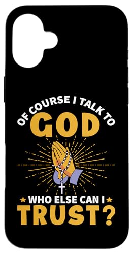 Natürlich spreche ich mit Gott für Christen und Jesusgläubige Hülle für iPhone 16 Plus Natürlich spreche ich mit Gott für Christen und Jesusgläubige Hülle für iPhone 16 Plus von Christian Clothing Design Ideas