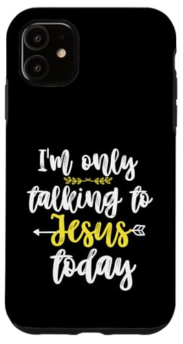 Ich spreche heute nur mit Jesus Christian Hülle für iPhone 11 Ich spreche heute nur mit Jesus Christian Hülle für iPhone 11 von Christian Clothing Design ideas