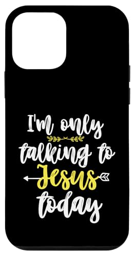 Ich spreche heute nur mit Jesus Christian Hülle für iPhone 12 mini Ich spreche heute nur mit Jesus Christian Hülle für iPhone 12 mini von Christian Clothing Design ideas