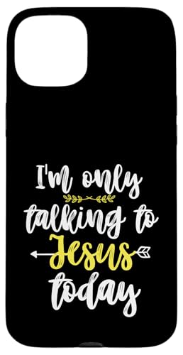 Ich spreche heute nur mit Jesus Christian Hülle für iPhone 15 Plus Ich spreche heute nur mit Jesus Christian Hülle für iPhone 15 Plus von Christian Clothing Design ideas