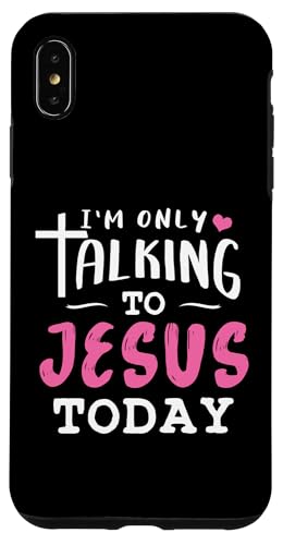 Ich spreche heute nur mit Jesus Christian Hülle für iPhone XS Max Ich spreche heute nur mit Jesus Christian Hülle für iPhone XS Max von Christian Clothing Design ideas