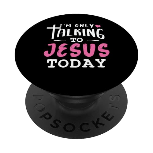 Ich spreche heute nur mit Jesus Christian PopSockets Klebender PopGrip Ich spreche heute nur mit Jesus Christian PopSockets Klebender PopGrip von Christian Clothing Design ideas