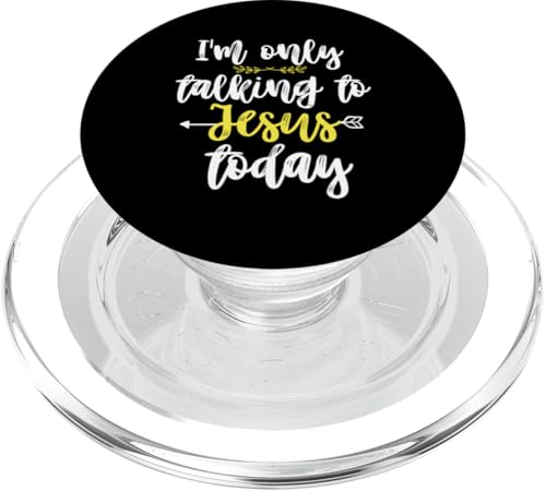 Ich spreche heute nur mit Jesus Christian PopSockets PopGrip für MagSafe Ich spreche heute nur mit Jesus Christian PopSockets PopGrip für MagSafe von Christian Clothing Design ideas