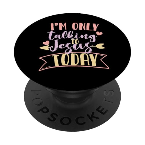 Ich spreche heute nur mit Jesus PopSockets Klebender PopGrip Ich spreche heute nur mit Jesus PopSockets Klebender PopGrip von Christian Clothing Design ideas