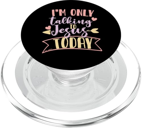 Ich spreche heute nur mit Jesus PopSockets PopGrip für MagSafe Ich spreche heute nur mit Jesus PopSockets PopGrip für MagSafe von Christian Clothing Design ideas