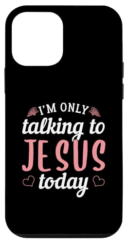 Ich spreche heute nur mit Jesus christlich Hülle für iPhone 12 mini von Christian Clothing Design ideas